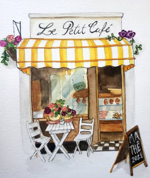 Café - Aquarela